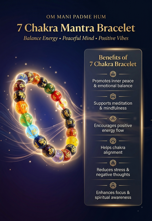 7 Chakra Unisex Bracelet