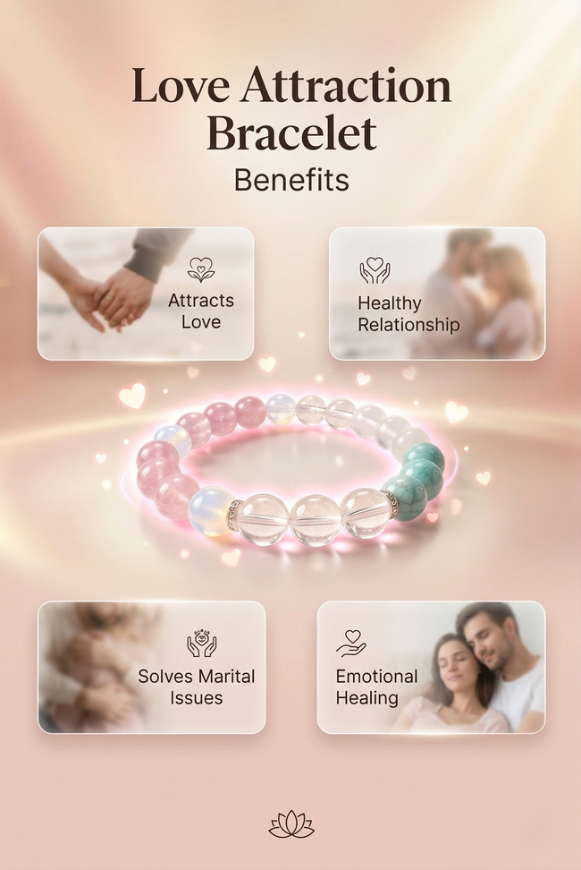 Love Attraction Crystal Bracelete Main Image