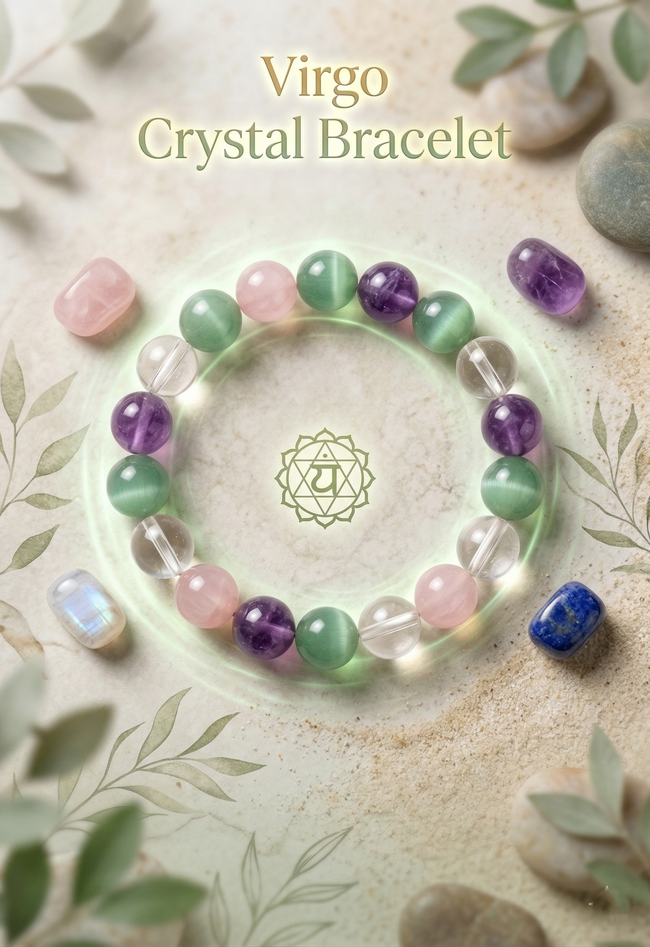 Virgo Crystal Bracelet Hover Image