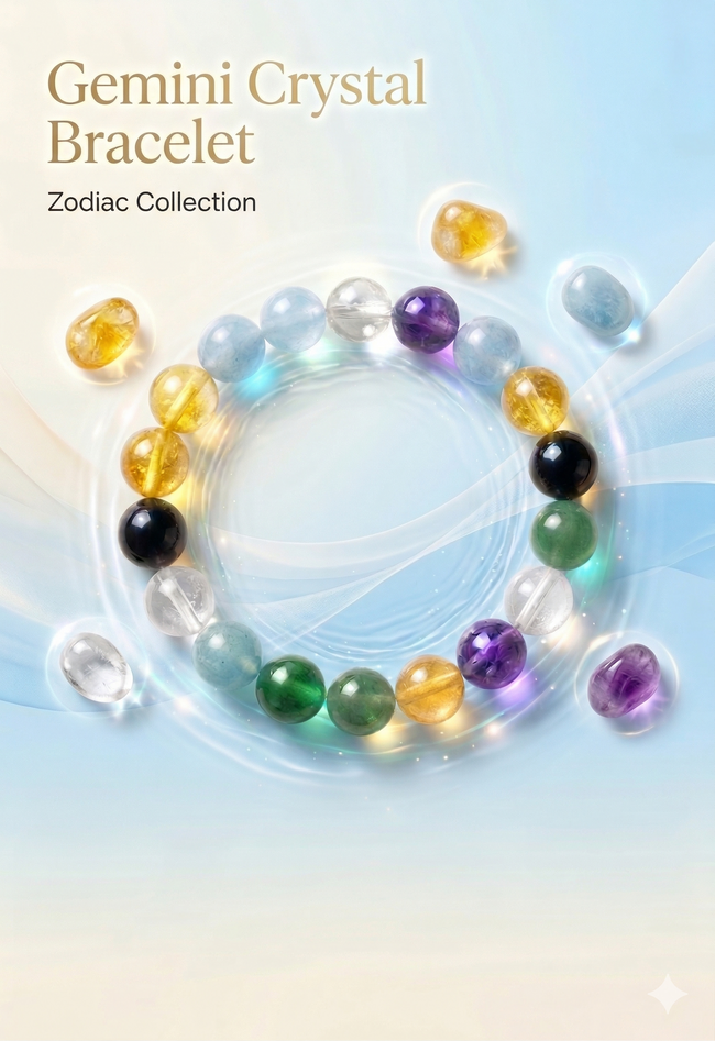 Gemini Crystal Bracelet Hover Image