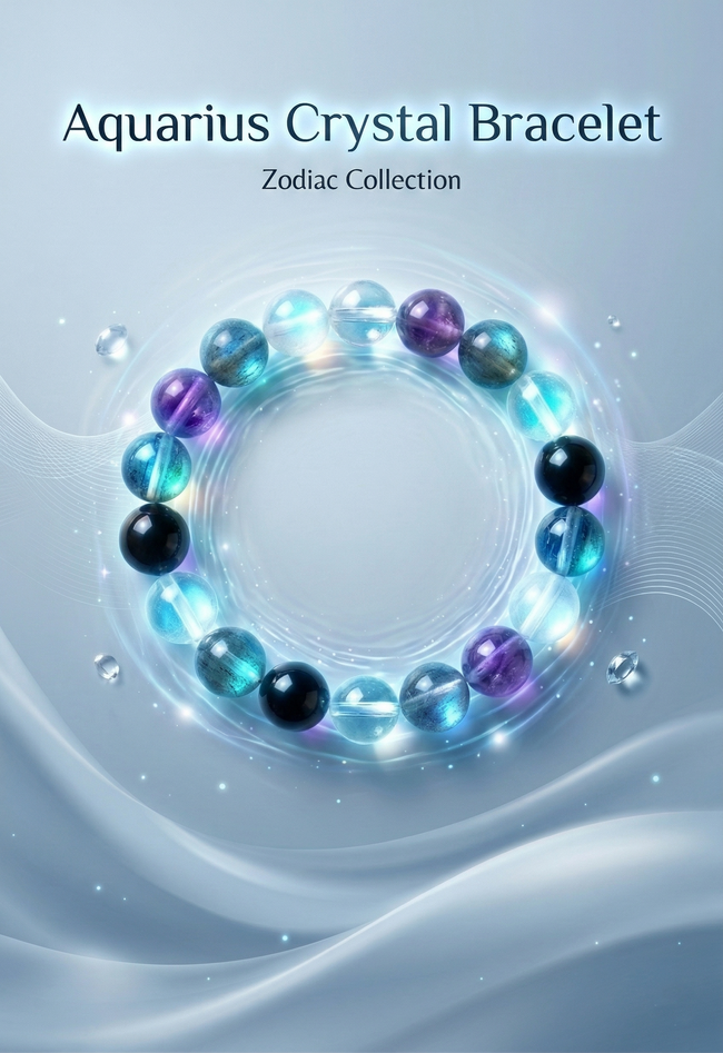 Aquarius Crystal Bracelet Hover Image