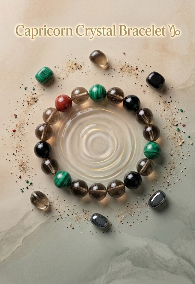 Capricorn Crystal Bracelet Hover Image
