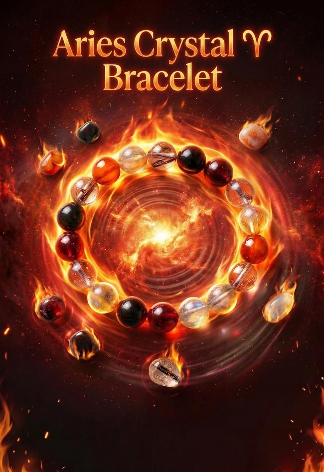 Aries Crystal Bracelet Hover Image