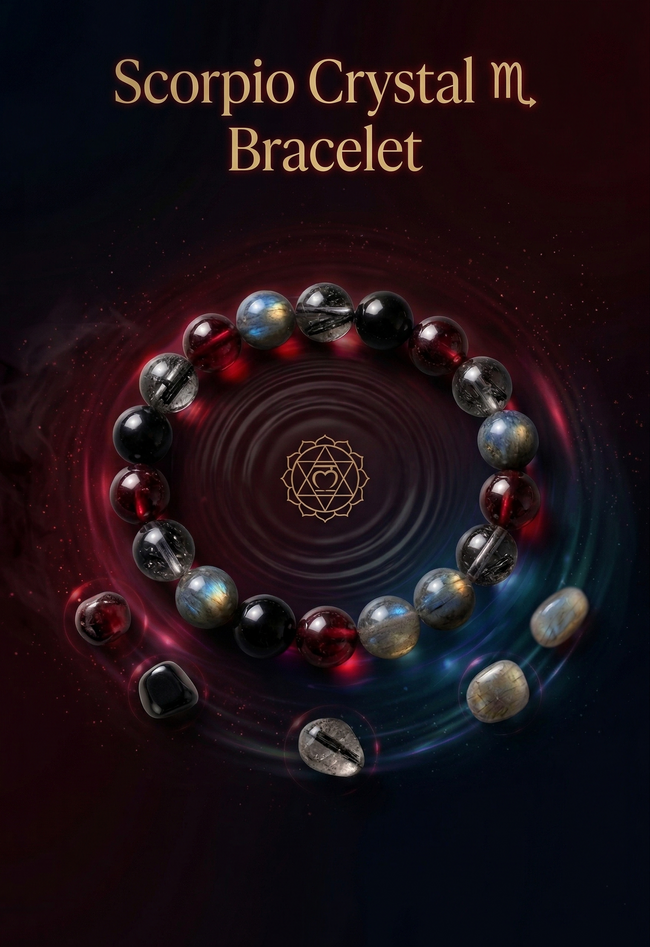 Scorpio Crystal Bracelet Hover Image