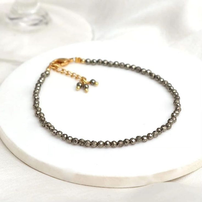 Raw Pyrite Anklet Main Image