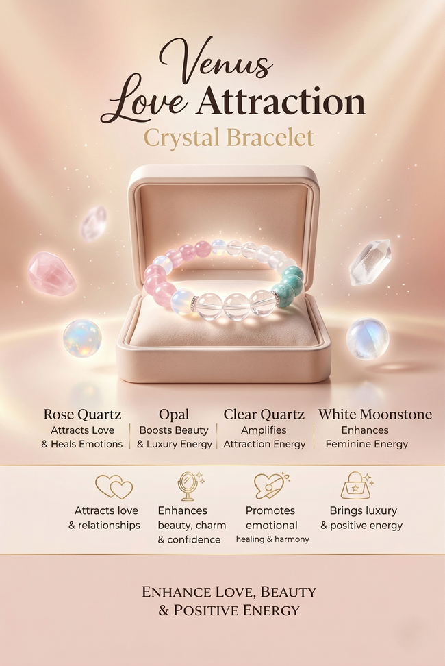 Love Attraction Crystal Bracelete Hover Image