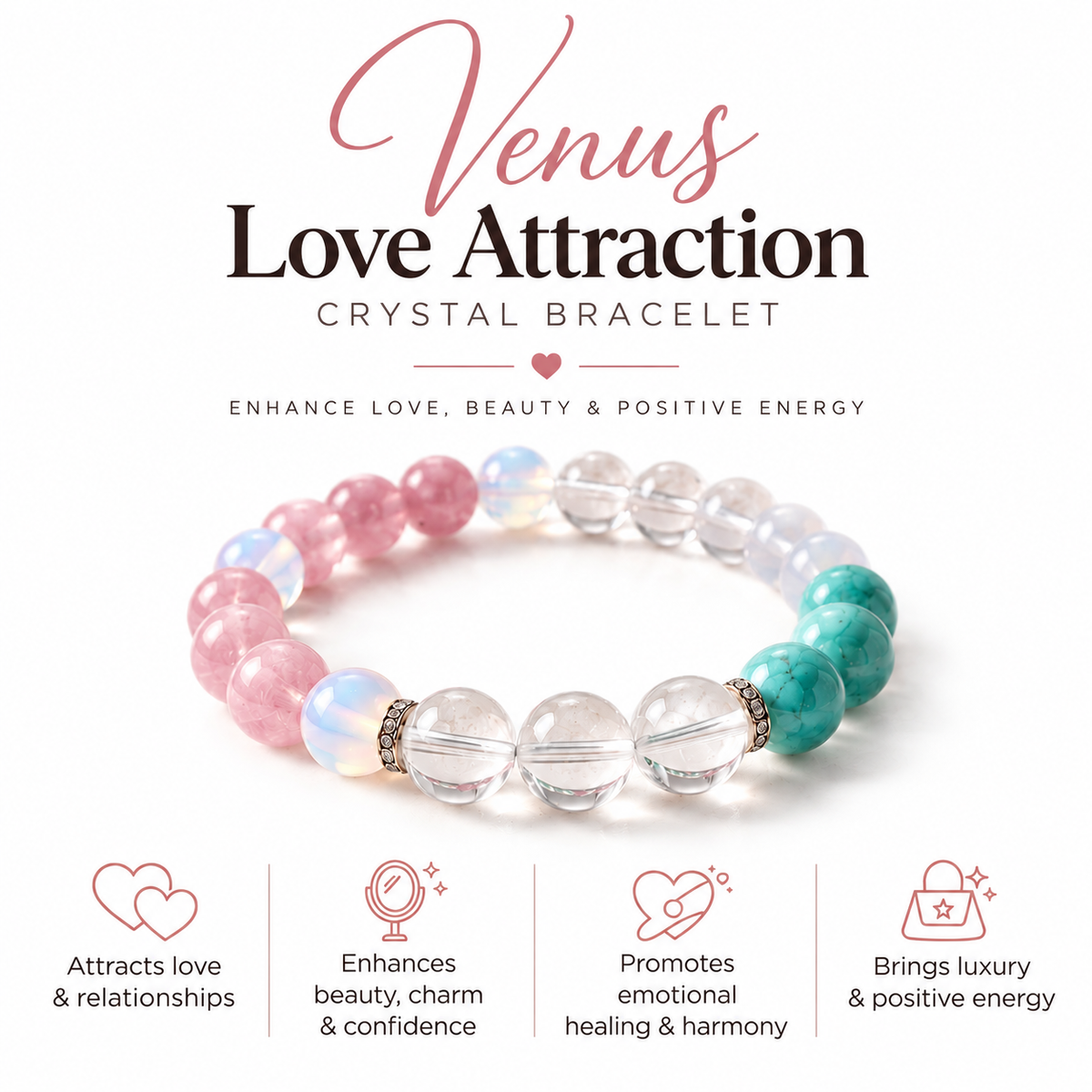 Love Attraction Crystal Bracelet